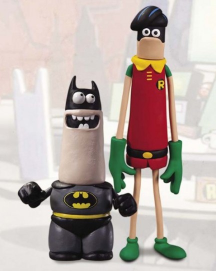 Le action figure Batman e Robin di Aardman in arrivo