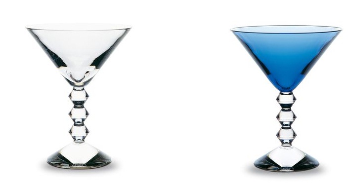 I bicchieri Baccarat da cocktail Martini