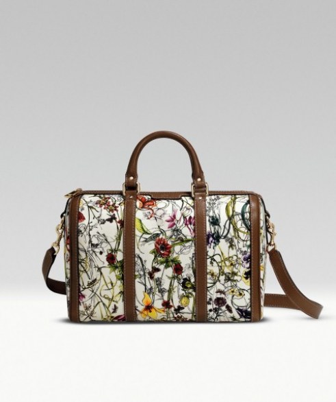 Gucci borse 2013: la collezione Cruise si veste dell&#8217;iconico motivo Flora