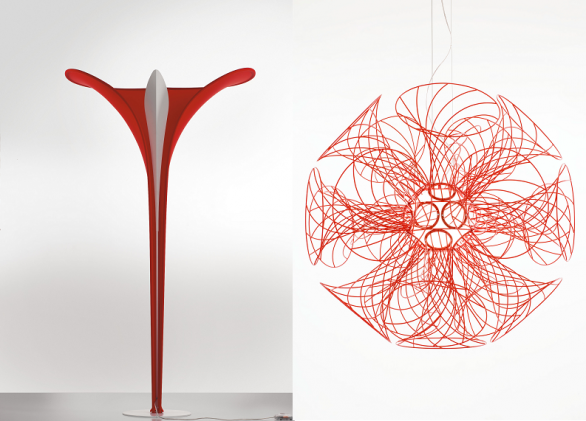 Regali di San Valentino di design, le nuove lampade rosso passione firmate Lucente