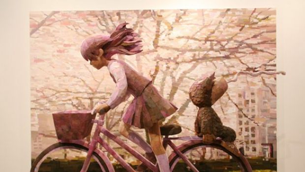 Le illustrazioni tridimensionali di Shintaro Ohata e una ragazzina &#8220;ribelle e malinconica&#8221; fuori dalla tela