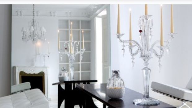 I cristalli Baccarat per illuminare con stile i candelabri più chic per la nostra casa