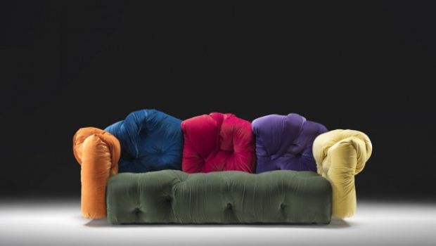 I divani Meritalia multicolor per dare energia all’arredamento di casa