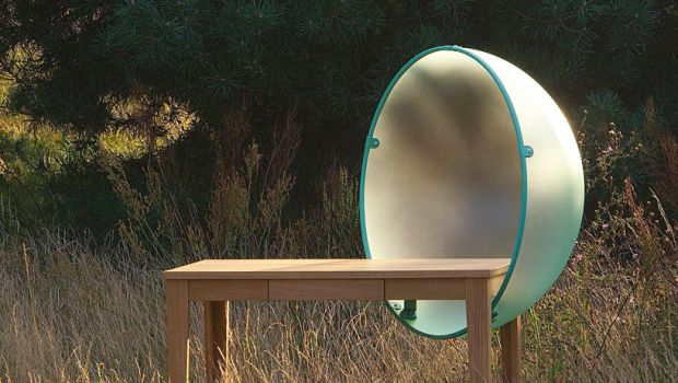 Sphere Table, da Vitra il tavolo da ufficio che garantisce la privacy sul lavoro