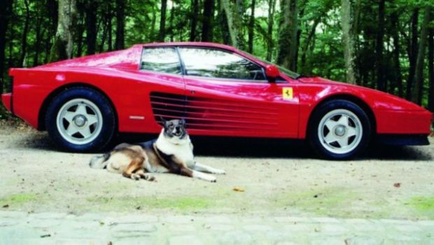Alain Delon mette in vendita la sua Ferrari Testarossa