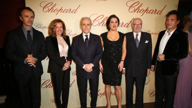 Chopard boutique Ginevra: il party con Anna Netrebko, Josè Carreras, Erwin Schrott