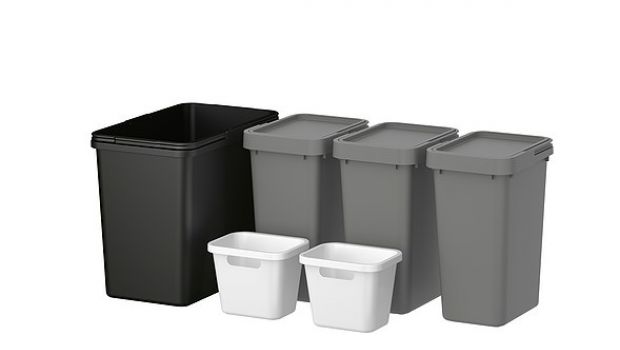 I contenitori per la raccolta differenziata di Ikea: i modelli disponibili e come comporli