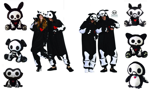 Skelanimals con i peluche deluxe e i costumi di Carnevale