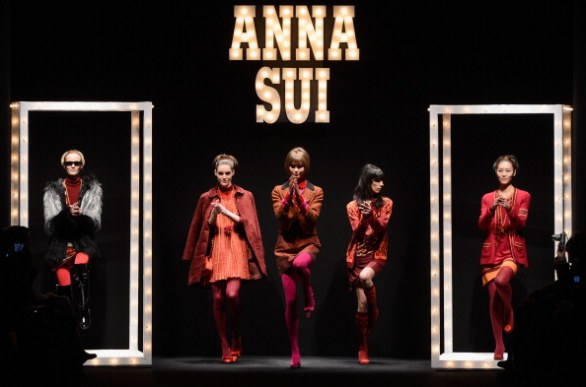 Anna Sui, sfilata autunno/inverno 2013-2014 alla New York Fashion Week