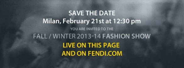 Milano Moda Donna autunno inverno 2013-2014: Fendi in passerella