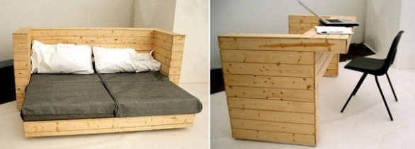 Un divano modulare tre in uno nel progetto di Simone Brewster