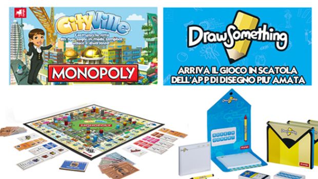 Novità Hasbro: Monopoly CityVille e Draw Something