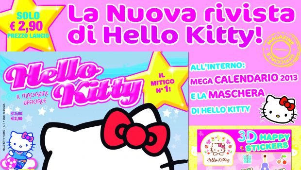 Hello Kitty, la nuova rivista esce a marzo