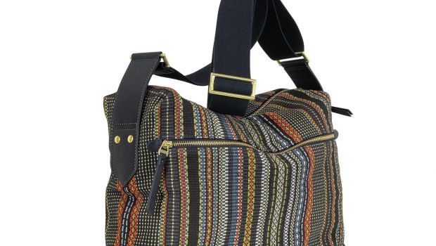 Paul Smith, borsa di lusso in tessuto Bespoke Stripe