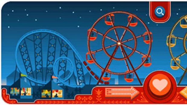 Il Google Doodle di oggi 14 febbraio augura buon San Valentino