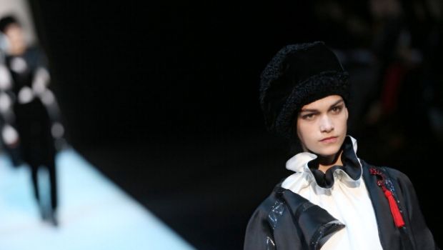 La collezione autunno inverno 2013-14 di Giorgio Armani al Milano Moda Donna