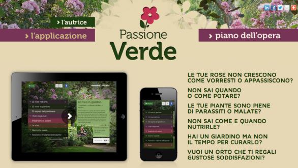 Su iPhone arriva &#8220;Passione Verde&#8221; l&#8217;applicazione per le amanti del giardinaggio