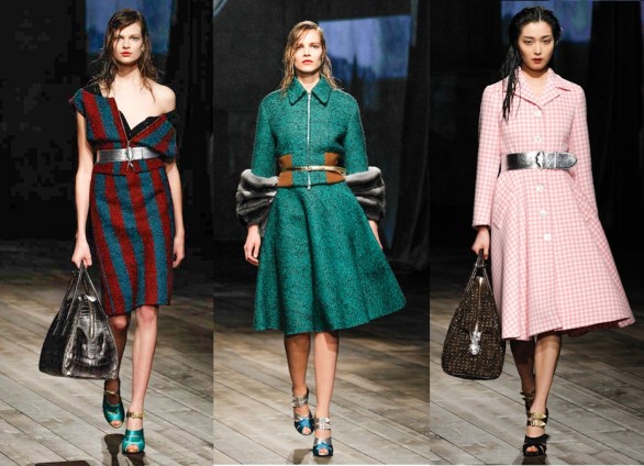 La donna disordinata di Prada al Milano Moda Donna autunno inverno 2013-14