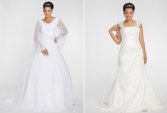 Gli abiti da sposa per taglie forti 2013: le tendenze e i prezzi