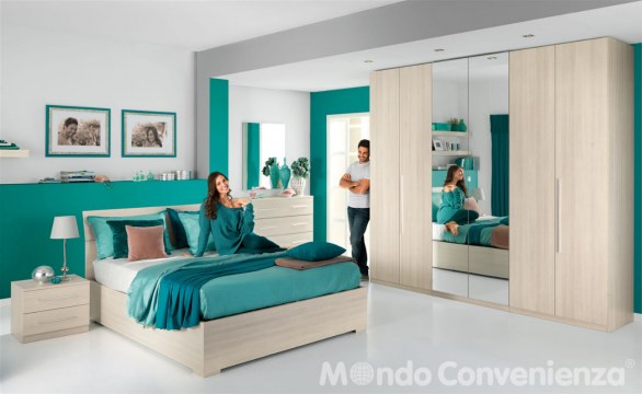 Dal Catalogo Mondo convenienza le camere da letto Low cost più eleganti