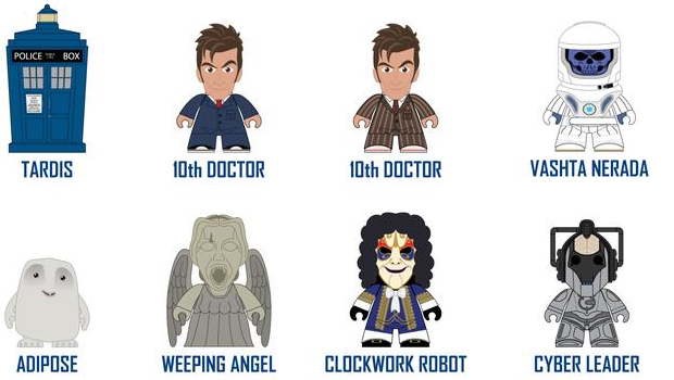 Doctor Who, la seconda serie di vinyl toys di Lunartik in arrivo