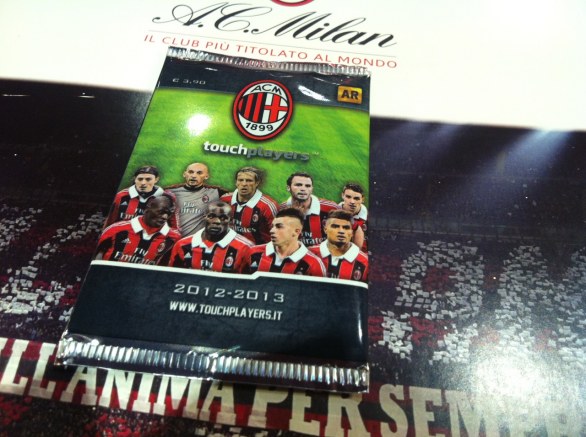 Touchplayers A.C. Milan, le nuove digital cards interattive