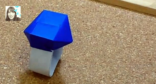 Come realizzare modelli origami di anello e scatolina regalo per contenerlo