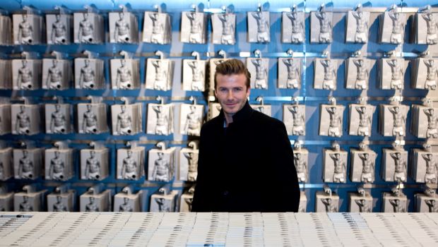 David Beckham H &#038; M Bodywear: una folla di fans per il calciatore a Berlino