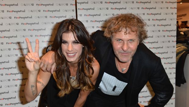 Elisabetta Canalis Calibro 12: il lancio della linea di gioielli a Milano con Renzo Rosso, le foto