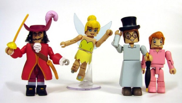 Le action figure Peter Pan Minimates, il secondo set