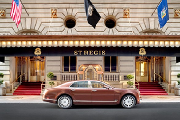 Hotel di lusso St. Regis San Francisco offre un&#8217;esperienza stradale firmata Bentley