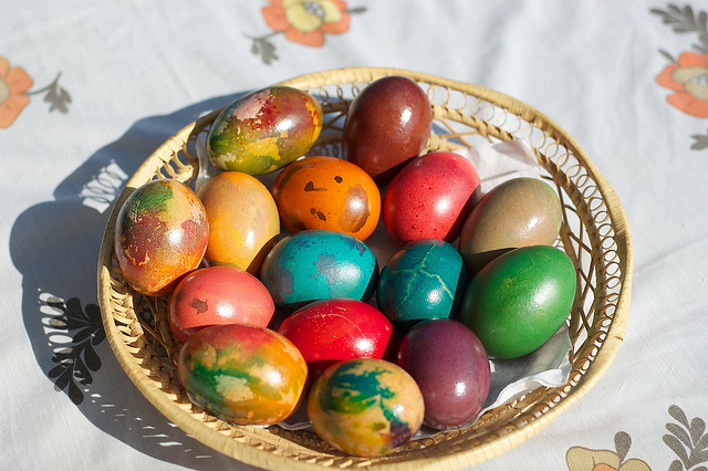 Decorazioni per la tavola di Pasqua