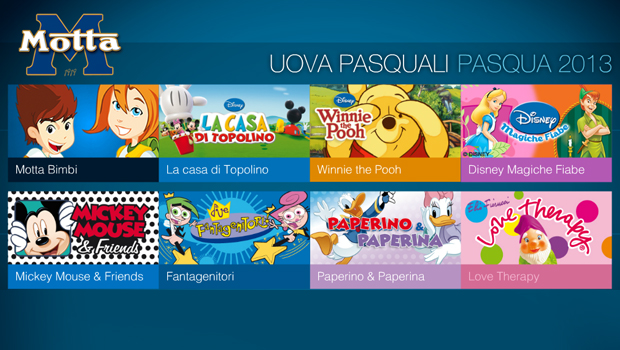 Pasqua 2013 con le uova Motta: da Disney a Love Therapy