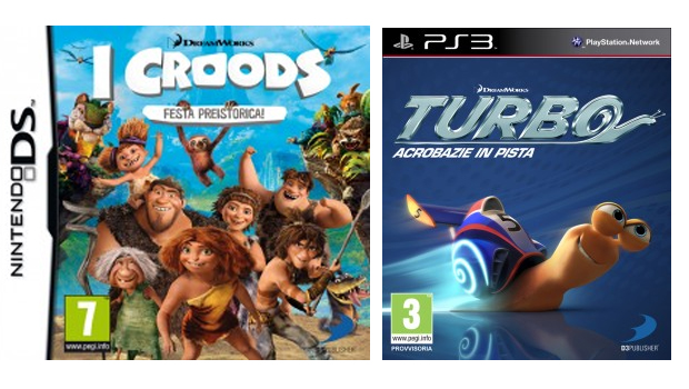 I Croods e Turbo: dall’animazione al videogioco