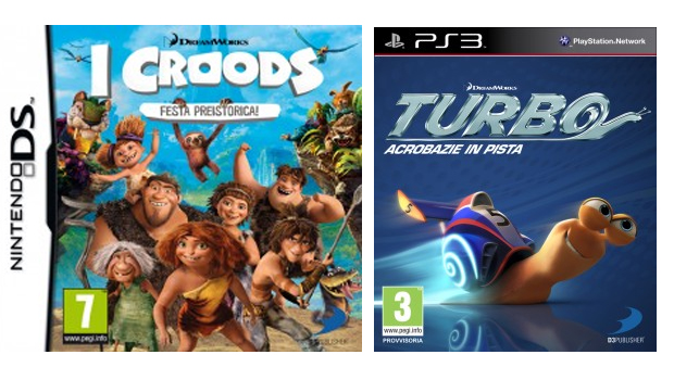 I Croods e Turbo: dall&#8217;animazione al videogioco