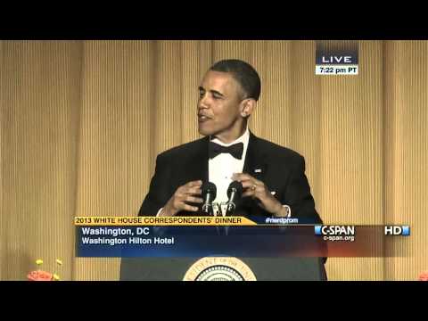 President Obama at 2013 White House Correspondents&#8217; Dinner (C-SPAN)