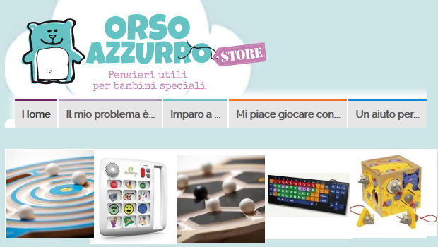 Orso Azzurro: lo store dedicato ai pensieri utili per bambini speciali