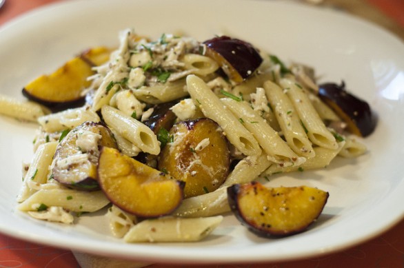 La pasta fredda con julienne di verdure