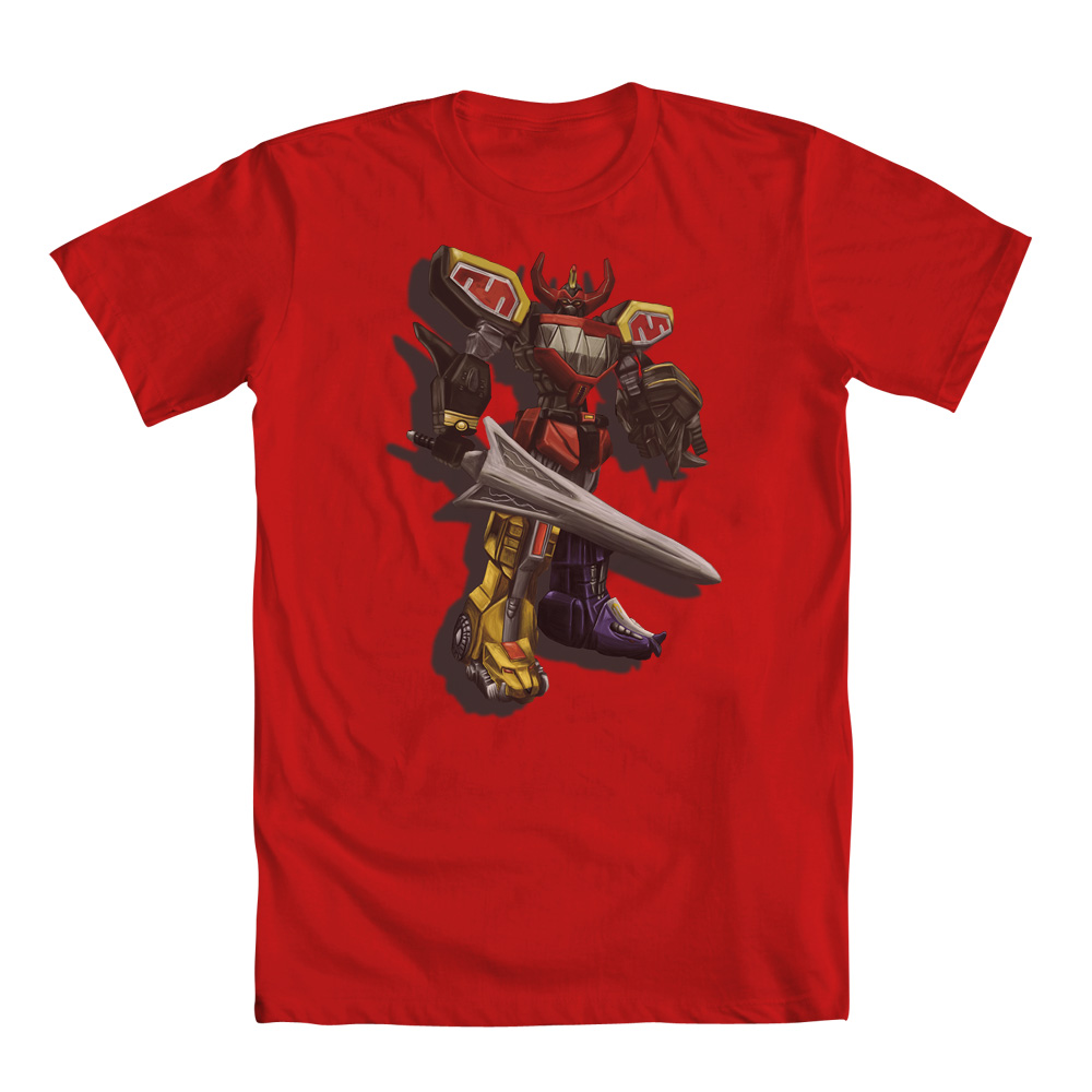 Power Rangers, la collezione di t-shirt