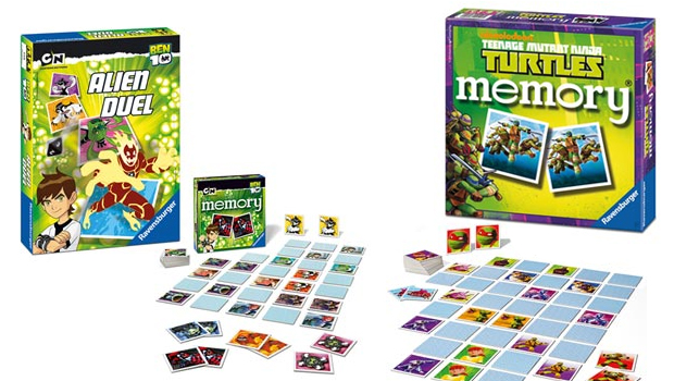 Ben 10 e le Tartarughe Ninja con Ravensburger