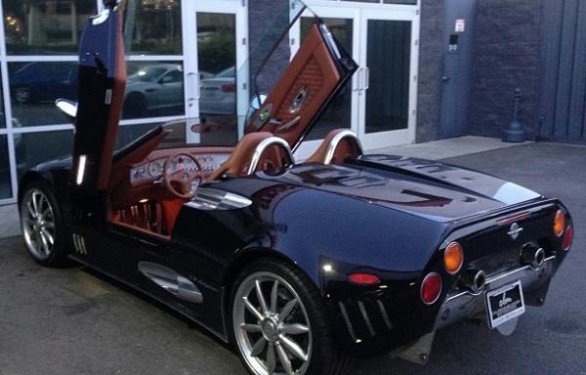 Le auto dei vip, Scott Disick e la sua Spyker C8 Aileron Spyder