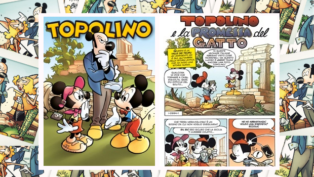 Topolino e la promessa del gatto con Montalbano in Topalbano