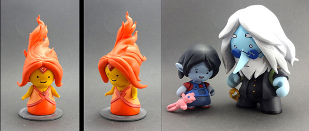 Custom Toys: Marceline, il Re Ghiaccio e la Principessa Fiamma