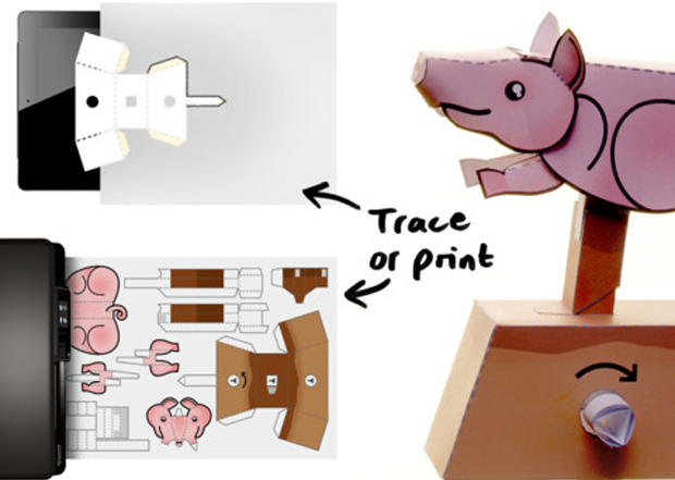 Creare paper toys che si muovono con una app