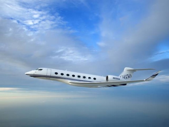 Jet di lusso Gulfstream G650, volo record da Shanghai a New York