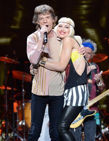 Rolling Stones Tour 2013:  Mick Jagger e Gwen Stefani in J Brand a Los Angeles, le foto
