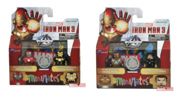 Ecco in anteprima i dettagli degli Iron Man 3 Minimates