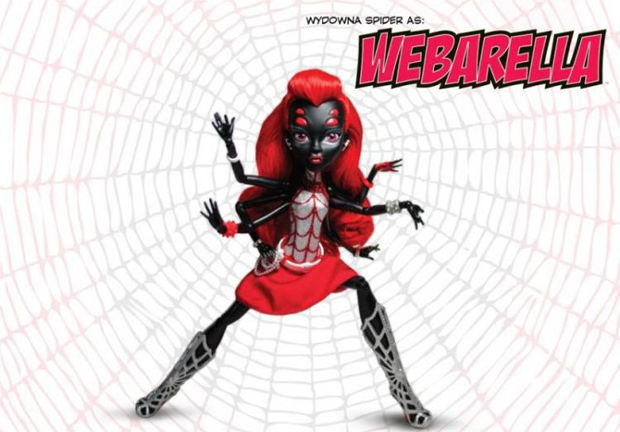Monster High: il nuovo personaggio Webarella in arrivo al SDCC 2013