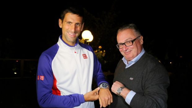 Internazionali Tennis Roma 2013: Novak Djokovic con Audemars Piguet