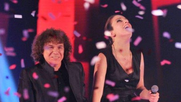 The Voice of Italy: vince Elhaida Dani con Riccardo Cocciante in abiti Carlo Pignatelli